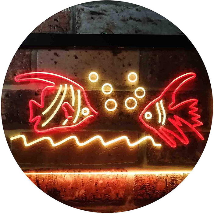 Aquarium Fish Pet Store LED Light Sign - Way Up Gifts
