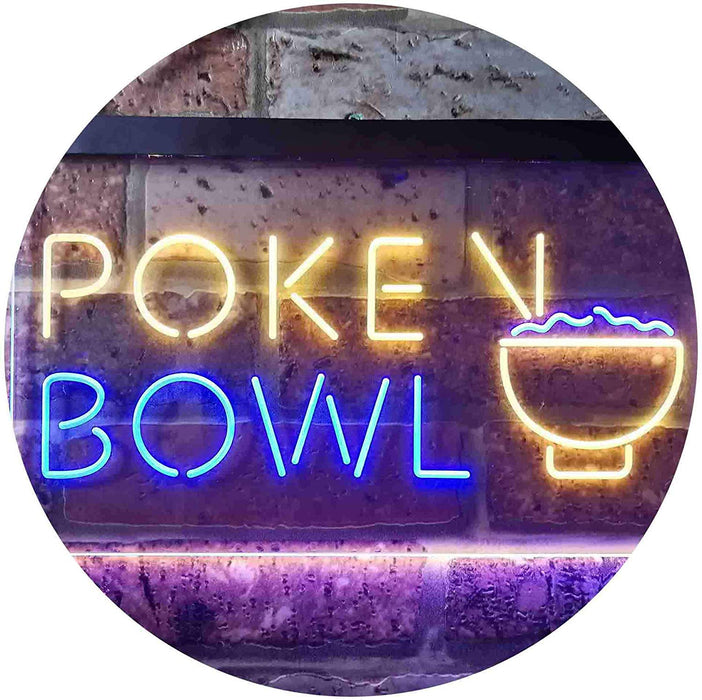 Hawaiian Poke Bowl LED Light Sign - Way Up Gifts