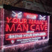 Personalized Sports Hockey Theme Man Cave LED Light Sign - Way Up Gifts
