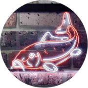 Cabin Fishing Bait Store Carp Fish LED Light Sign - LED Gift Works