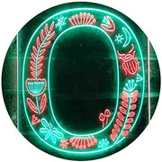 Family Name Letter O Monogram Initial LED Light Sign - LED Gift Works