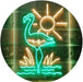 Tropical Decor Flamingo Sun LED Light Sign - Way Up Gifts