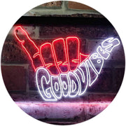 Good Vibes LED Light Sign - LED Gift Works