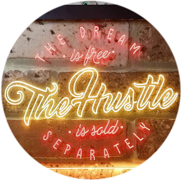 Dream Free Hustle Sold Separately LED Light Sign - Way Up Gifts