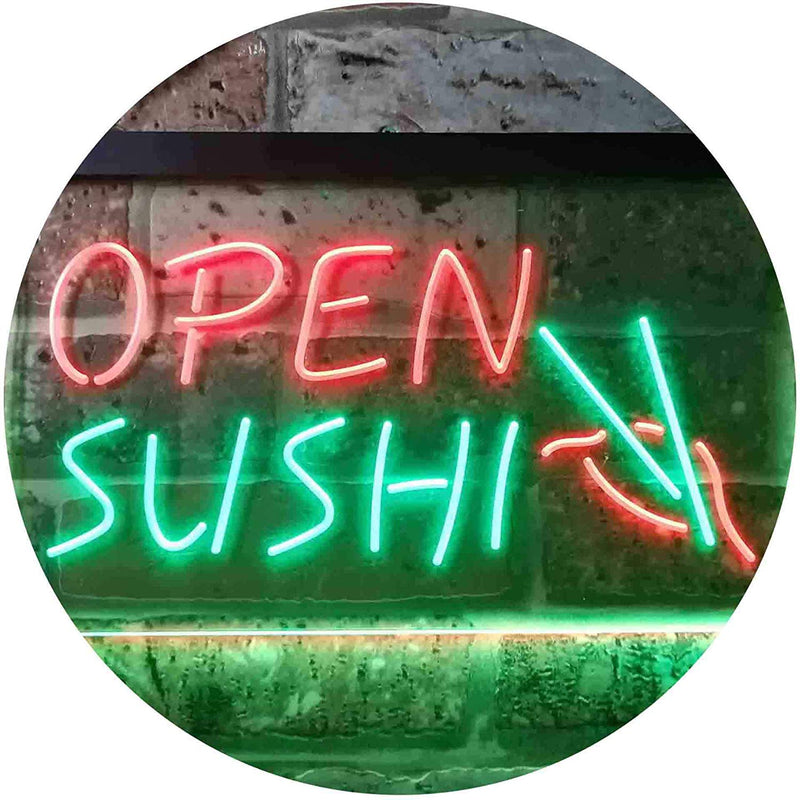 Open Sushi LED Light Sign - LED Gift Works