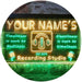 Personalized Recording Studio LED Light Sign - Way Up Gifts