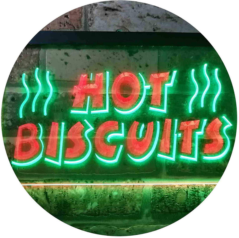 Hot Biscuits LED Light Sign - LED Gift Works