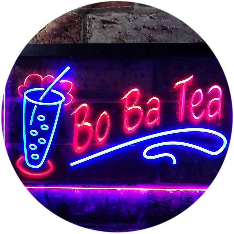 Boba Bo Ba Tea LED Light Sign - LED Gift Works