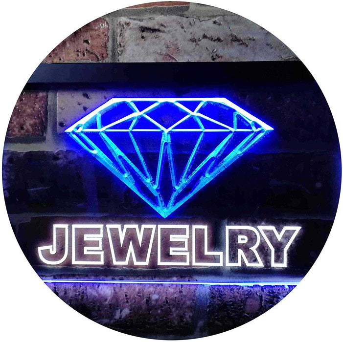 Diamonds Jewelry LED Light Sign - Way Up Gifts