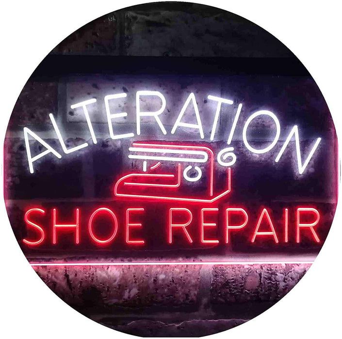 Alteration Shoe Repair LED Light Sign - Way Up Gifts