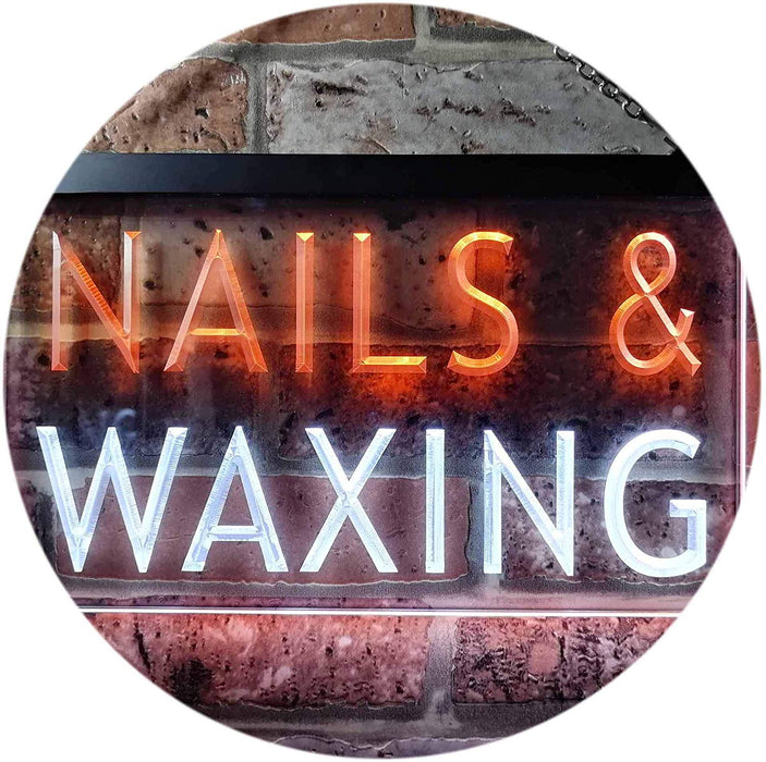 Beauty Salon Nails Waxing LED Light Sign - Way Up Gifts