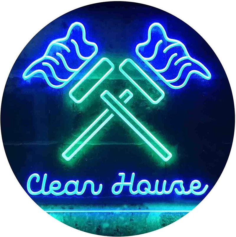Clean House Maid Services LED Light Sign - LED Gift Works