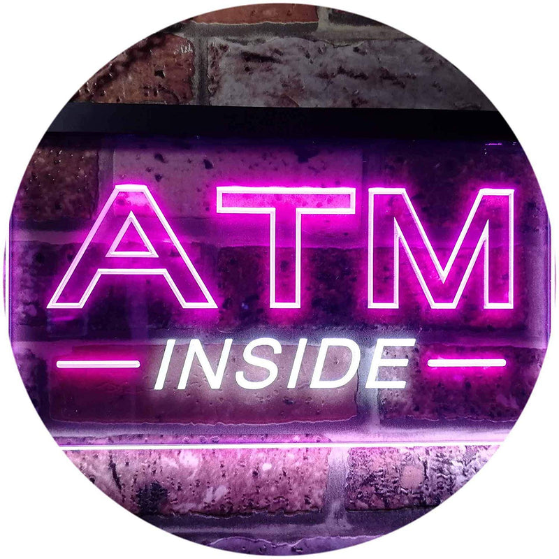 ATM Inside LED Light Sign - LED Gift Works