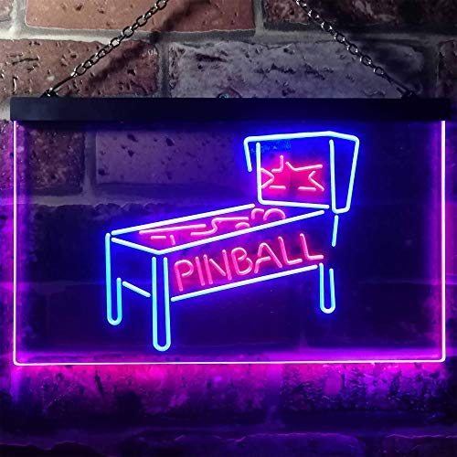 Pinball Game Room LED Light Sign - Way Up Gifts