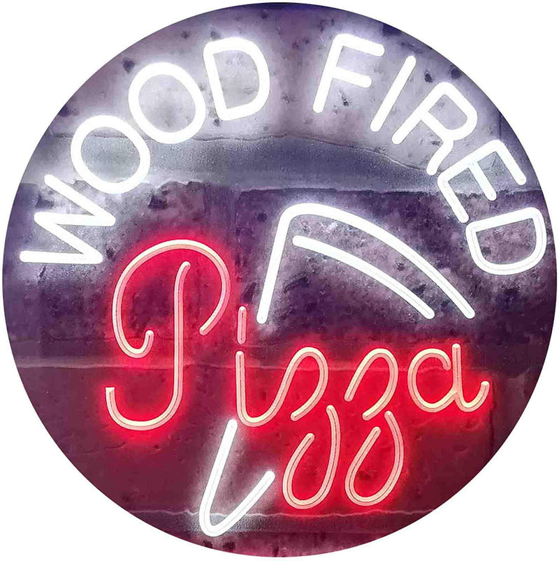 Wood Fired Pizza LED Light Sign - LED Gift Works