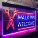 Barber Salon Hair Cuts Walk Ins Welcome LED Light Sign - Way Up Gifts