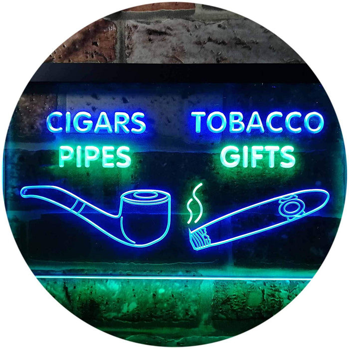 Cigar Pipes Tobacco Gifts LED Light Sign - Way Up Gifts