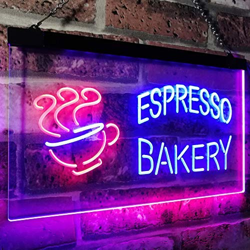 Coffee Espresso Bakery LED Light Sign - Way Up Gifts
