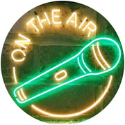 Microphone On The Air LED Light Sign - LED Gift Works