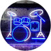 Drum Set Music Instruments LED Light Sign - Way Up Gifts