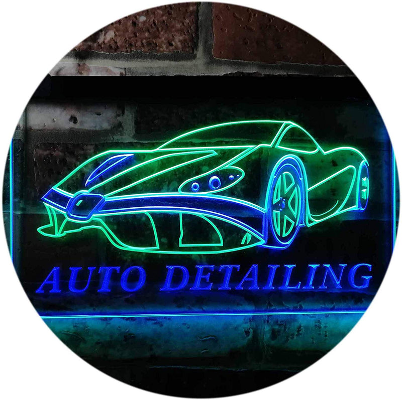 Body Shop Auto Detailing LED Light Sign - LED Gift Works