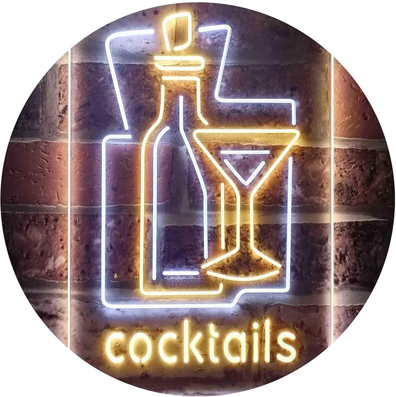 Cocktails Bar LED Light Sign - LED Gift Works