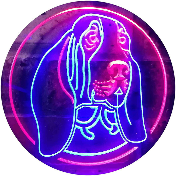 Basset Hound Dog LED Light Sign - Way Up Gifts