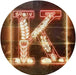 Family Name Letter K Monogram Initial LED Light Sign - Way Up Gifts