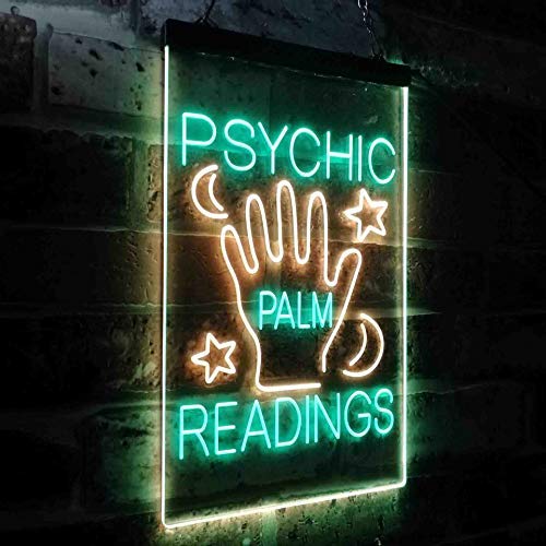 Fortune Teller Psychic Palm Readings LED Light Sign - LED Gift Works