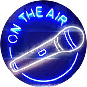 Microphone On The Air LED Light Sign - LED Gift Works