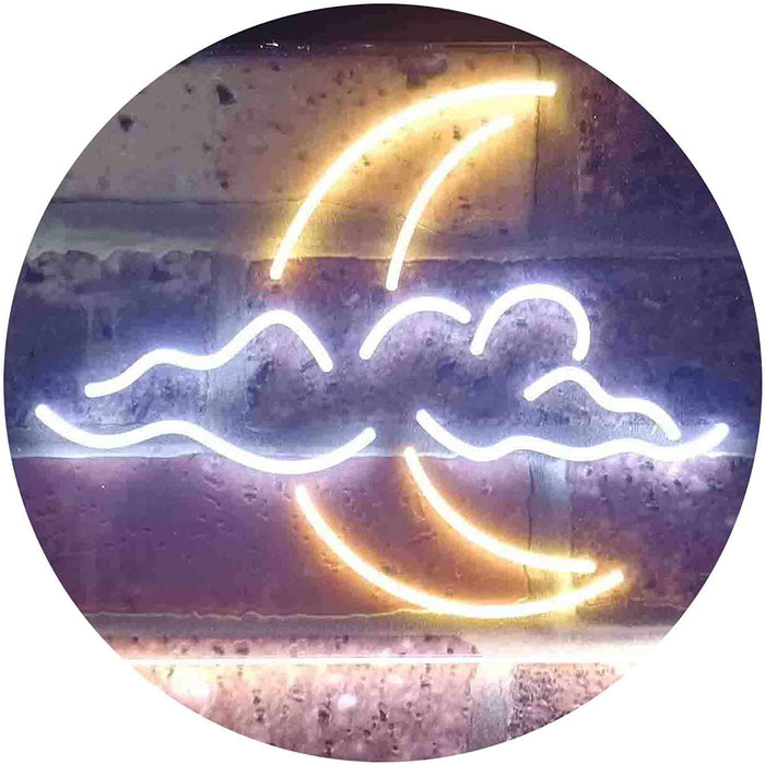 Cloud Moon LED Light Sign - Way Up Gifts