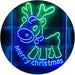 Merry Christmas Reindeer LED Light Sign - Way Up Gifts