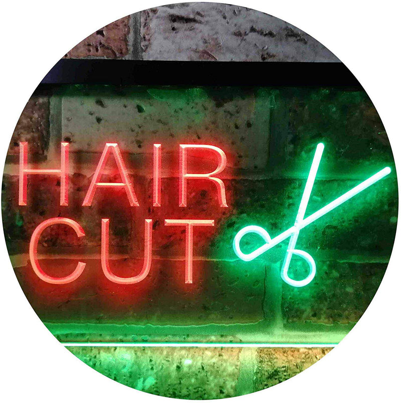 Barber Salon Hair Cut LED Light Sign - LED Gift Works