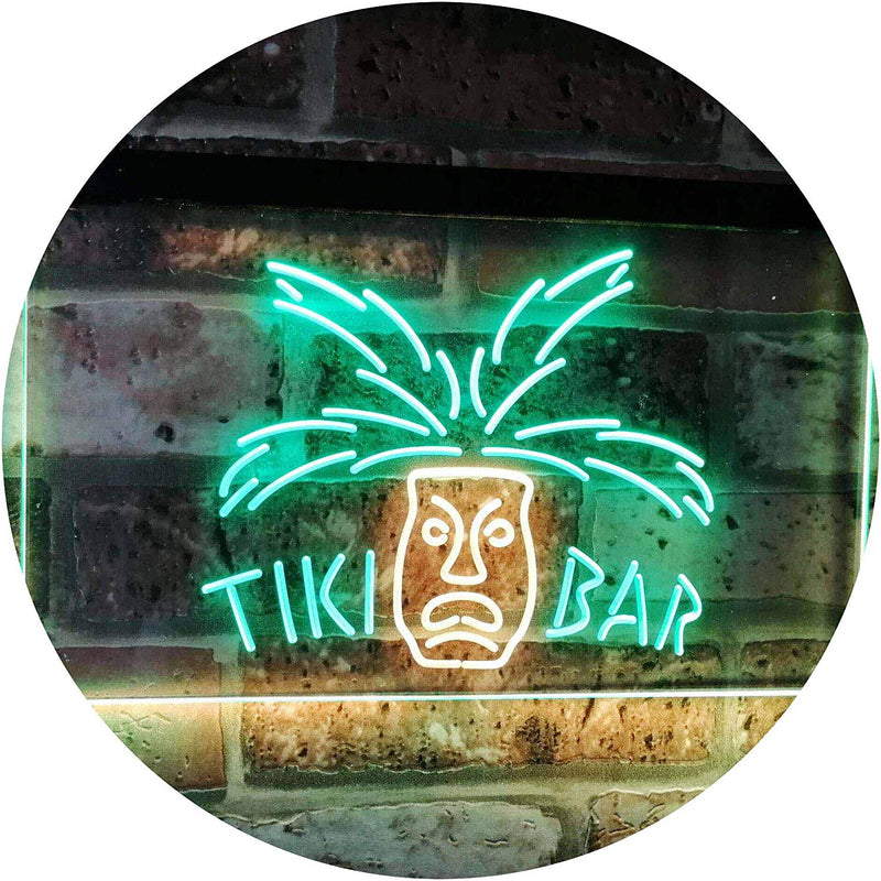 Tiki Bar Mask LED Light Sign - LED Gift Works
