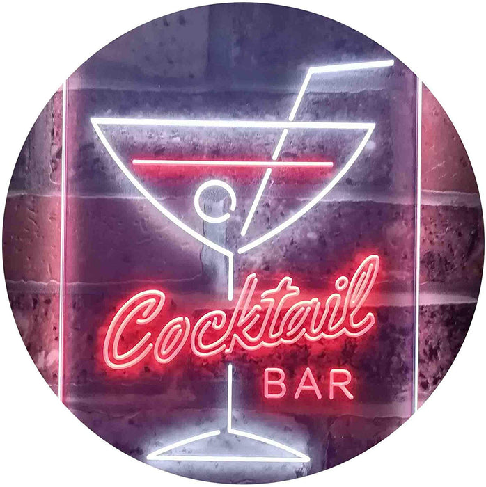 Cocktail Bar LED Light Sign - Way Up Gifts