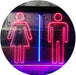 Men Women Bathroom Restroom LED Light Sign - Way Up Gifts