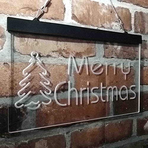 Merry Christmas Tree LED Light Sign - LED Gift Works