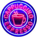 Coffee Cappuccino Espresso LED Light Sign - Way Up Gifts