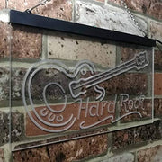 Guitar Hard Rock Music LED Light Sign - LED Gift Works