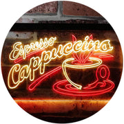 Coffee Shop Espresso Cappuccino LED Light Sign - LED Gift Works