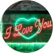 Heart I Love You LED Light Sign - LED Gift Works