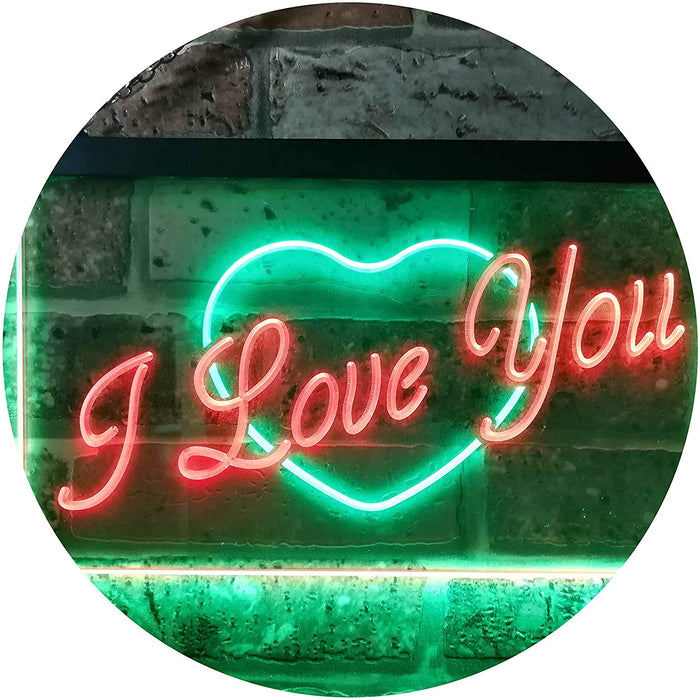 Heart I Love You LED Light Sign - Way Up Gifts