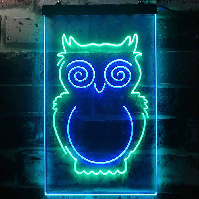 Kids Room Decor Owl LED Light Sign - Way Up Gifts