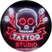 Skull Tattoo Studio LED Light Sign - Way Up Gifts