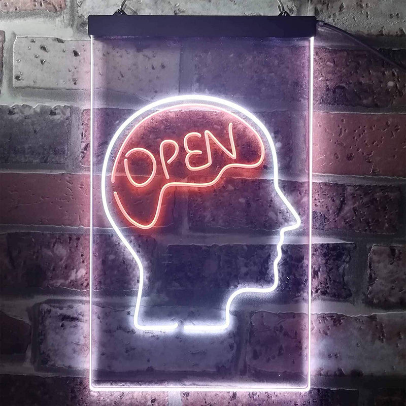 Open Mind Brain Storming LED Light Sign - LED Gift Works