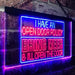 Open Door Policy Bring Beer Open Door LED Light Sign - Way Up Gifts