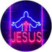 Jesus Saves Cross Church LED Light Sign - Way Up Gifts