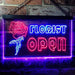 Flower Shop Florist Open LED Light Sign - Way Up Gifts