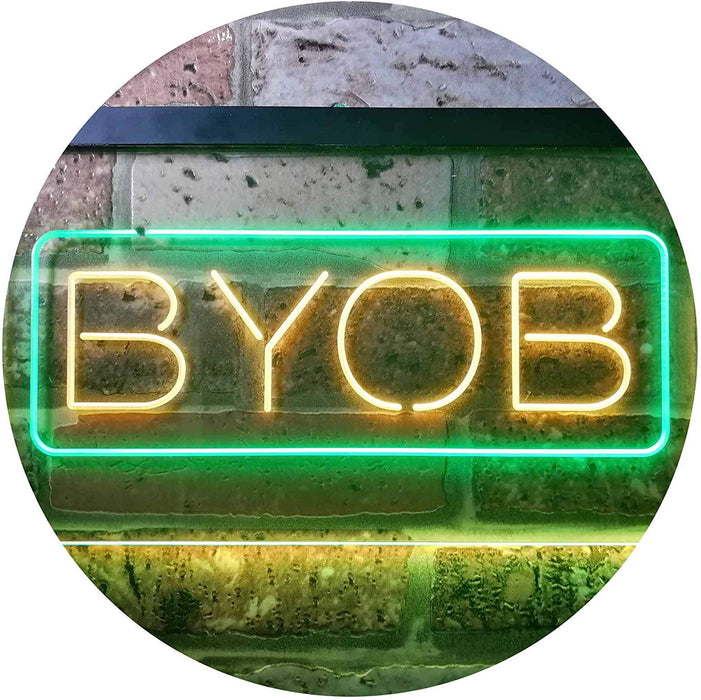Bring Your Own Beer BYOB LED Light Sign - Way Up Gifts