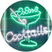 Cocktails Bar Glass LED Light Sign - Way Up Gifts